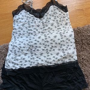 Cute pajamas shorts and top